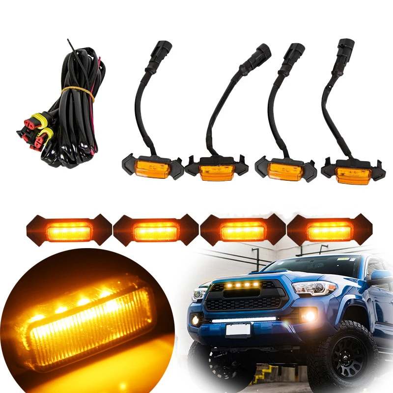 Auto lighting accessories LED Offroad 4x4 Car Grille Light Pickup truck Front Hood LED Grille lights