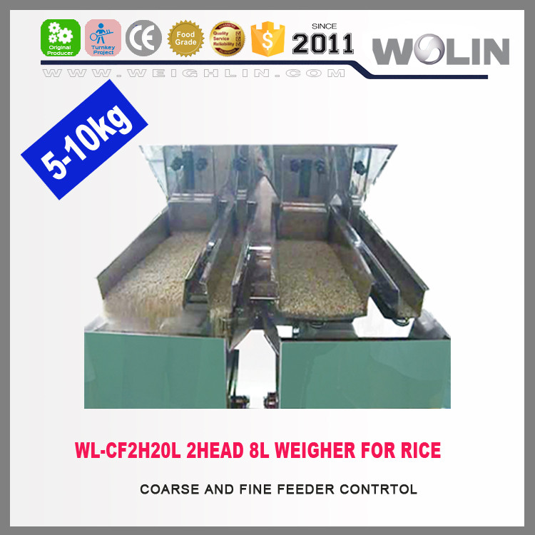 Buy Automatic 2head Linear Weigher 8l Weighing Scale Rice Seeds Nuts Tea Salt Granules Spices 0319