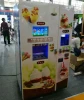 Automatic 3 flavors soft ice cream vending machine