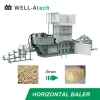 Automatic Horizontal Baling Press Cardboard Textile Straw Pet Bottle Plastic Film Baler