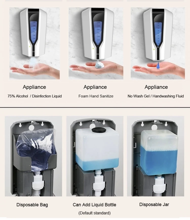 Automatic Infrared Sensor Liquid Hand Sanitizer Dispenser Touchless Liquid Soap Dispensers