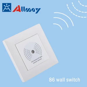 Automatic turn off light sensor 200W microwave/motion/radar sensor led wall switch with light sensor AC 220V