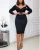 Import Autumn Chic Style V Neck Pencil African Women Office Career Dress from China