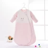 Baby cotton sleeping bags with breathable and Long sleeve detachable