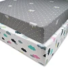 Baby Crib Sheets Custom Crib Bedding Set Organic 100% Cotton Fitted Crib Sheet Sets