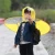 Import Baby cute cartoon UFO children umbrella hat hands free raincoat from China