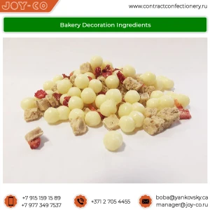 Bakery Decoration Ingredients Mix of Biscuit, Extruded Cereal Balls Chocolate