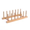 Bamboo Dish Rack Plates Holder Kitchen Storage Cabinet Organizer for Dish/Plate/Bowl/Cup/Pot Lid/Cutting Board