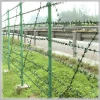 barbed wire As trying wire in agriculture for vines and orchards, as weaving wire in the fencing and netting industry