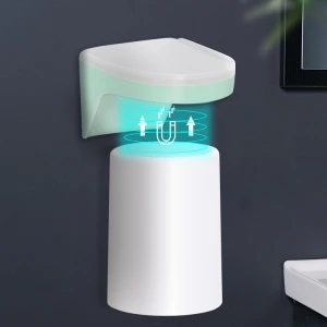 Bathroom Accessories Magnetic Suction Toothbrush Holder Teeth Cleaner Magnet Absorption Washroom Hanging Tumbler Cup Holder
