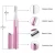 Import Battery-Operated Dry Use Flexible Pivoting Head Painless Eyebrow Razor Facial Hair Trimmer with Electric Eyebrow Shaper from China