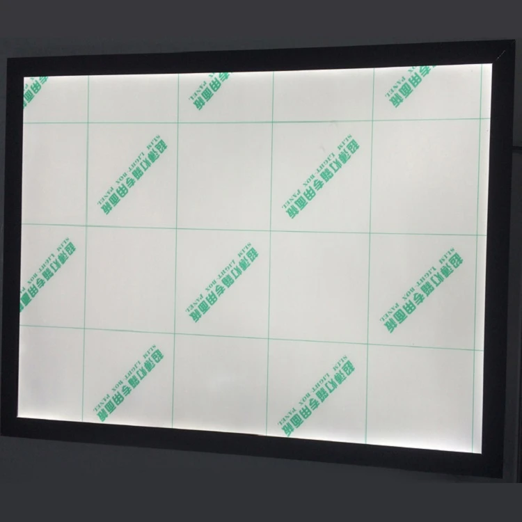 Battery Powered Acrylic Light Guide Panel Thin Snap Open LED Menu Board Photo Frame  Slim Light Box