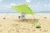 Import Beach Tent with sandbag Anchors Portable Canopy Sun Shelter 100% Lycra SunShelter with UV Protection Sunshade for Family from China