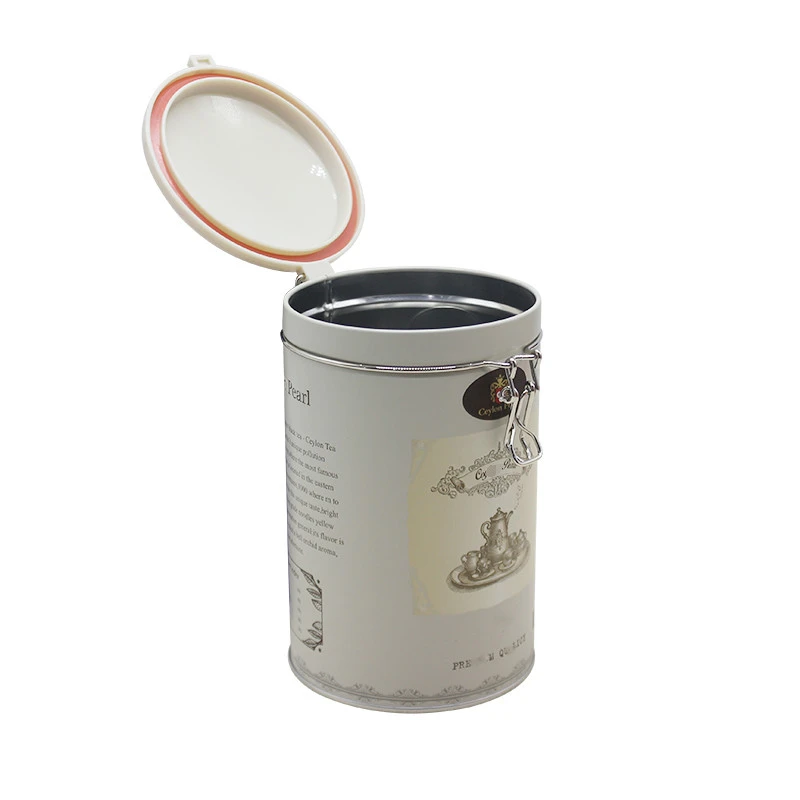Bespoke Metal Tinplate Round Coffee Package Tin Box Coffee Tin Can With Valve Lid