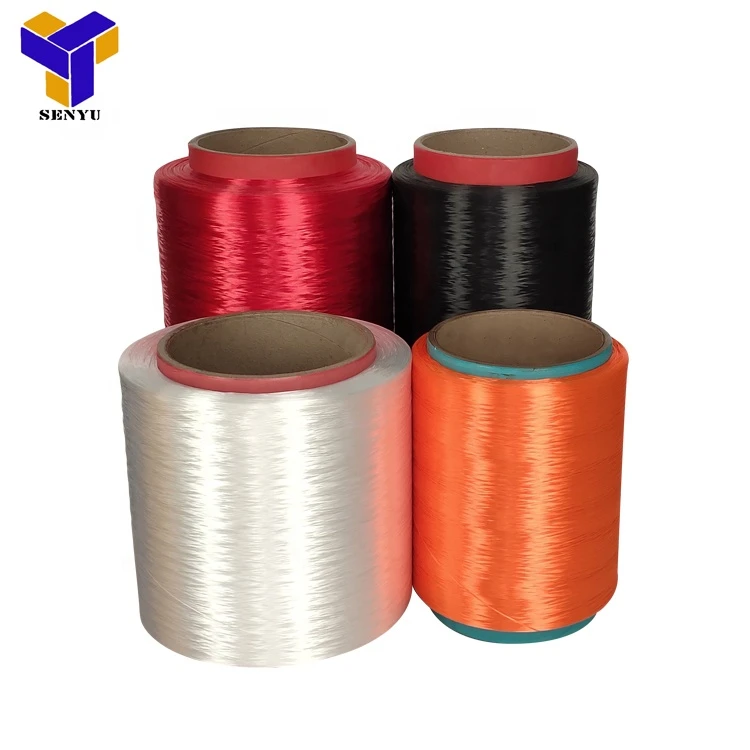 Best selling products 2020 dope dyed black polyester filament yarn