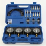 Best Selling Professional 4 Gauge Motorcycle/Vehicle Fuel Vacuum Carburetor Synchronizer Diagnostic Adjustment Tools