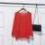 Import Best Selling Ripple chinky knit Swallow gird  Tops Lady sweater from China