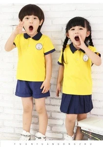Best-selling summer lapel kindergarten school uniforms
