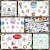 Import BINNail art water decals transfers 2d nail stickers from China