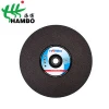 Black abrasive grinding and cutting wheels
