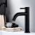 Import Black color 304 stainless steel faucet for bathroom basin wash basin faucet basin mixer faucet from China