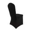 Black Lycra Banquet Chair Cover For Wedding Events Party Hotel Decoration