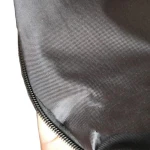 Black Non Woven Material  4 handle Body Bag For Dead Bodies with zipper