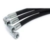 Black Rubber Hydraulic Lines Hose Pipe guarantee 1/2" hydraulic hose assemblies