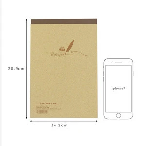 blank draft notebook a5 32K draft legal pad