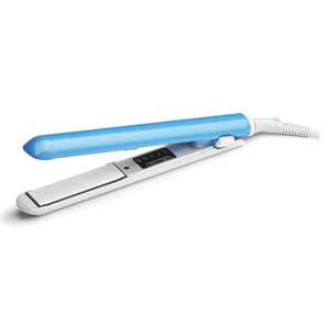 Blue and white high quality portable professional newest irons styling electric hair straightener