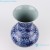 Import Blue and White Porcelain Antique Leaf Twisted Lotus Pattern Ceramic Tabletop Vase from China