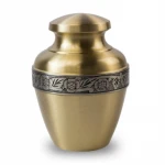 BLUE ENGRAVED ADULT METALLIC CREMATION URNS FUNERAL SUPPLIES Funeral supplies