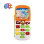 B/O plastic mobile phone baby toy cell phone with musical