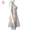 BOYASH V Neck Wide Strap Halterneck Elegant Slim Fit Stylish Classic Design Prom Club Gown Evening Bandage Dresses