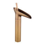 brass bathroom art basin faucet