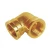 Import Brass elbow High Quality Plumbing Material Pipe Fitting Brass Female Elbow from China