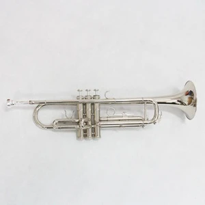 Brass nickel plated student cheap trumpet FOCUS FTR-100N Bb Bass Trumpet For Sale