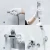 Import brass shower room waterfall bath shower faucet mixer taps shower mixer faucet from China