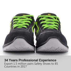 Breathable Suede Leather Safety Shoes For Anti-Static