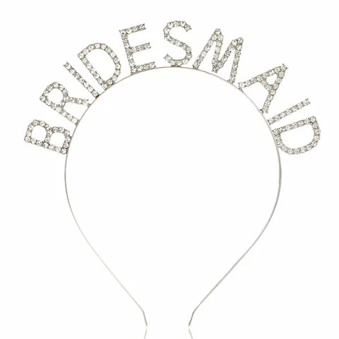 Buy Bride Tiara Bride Maid Headband Bachelorette Party Headpiece Bridal ...