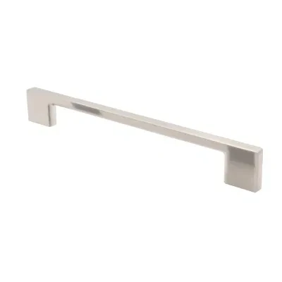 Brushed Nickel Zinc Alloy Furniture Cabinet Pull Handle