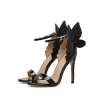 Butterfly stilettos daily life and party wear sandals sexy classic ladies  high heel shoes