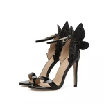 butterfly stilettos daily life and party wear sandals  classic ladies  high heel shoes