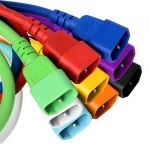 C13 C14 Power Cords 3 Wire 3 Pole  Power Extension cord  IEC Connector  Male Female Power Extension Cord Computer to PDU