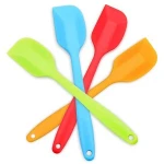 Cake Egg Mixing Heat-Resistant Kitchen Spatula Non-stick Silicone Spatulas with Stainless Steel Inner Core