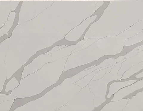 Calacatta carrara white grey rose veins Artificial Quartz Stone Slab crystal price For Kitchen Countertops vanity tops worktop