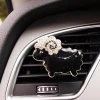 Car air conditioner air outlet perfume clip car plaster scented camellia car with odor removal creative decorations fragrance