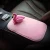 Import Car fur seat cover set cute doll velvet steering wheel ladies winter cute Flamingo series seat belt cover sets from China