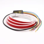 Car Rear Trunk Tail Light Dynamic Reverse Warning LED Strip 12v Auto Additional Break Trun Signal Lamp