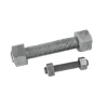 carbon steel alloy steel astm a193 b16 b7 l7 stud bolts with nuts